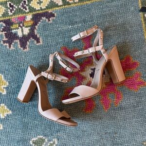 Elegant Nude Strappy Heels